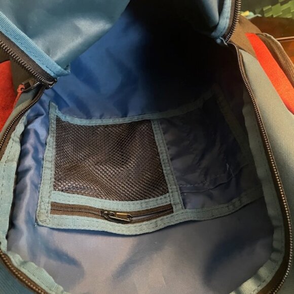 Quiksilver Blue & Red Backpack | Multi-Compartment | Gently Used - Picture 4 of 4